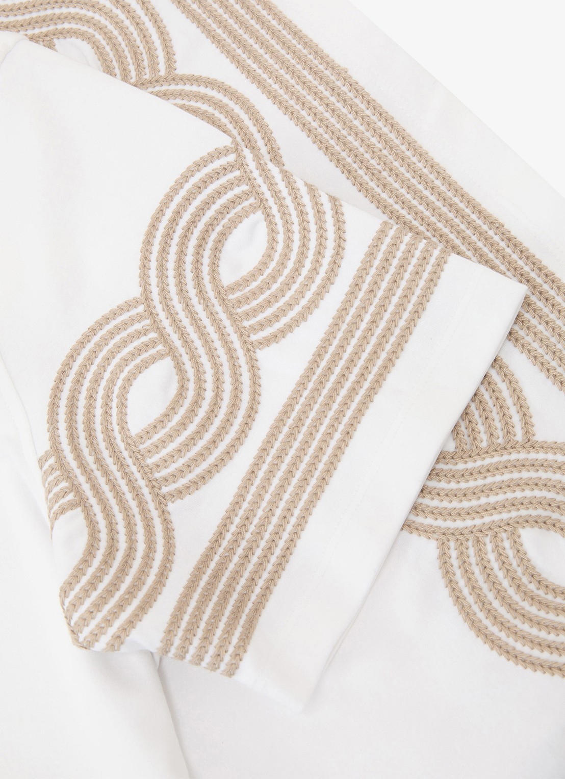 Reiss Arden regular fit overhemd met borduring - detail 5 white / wit