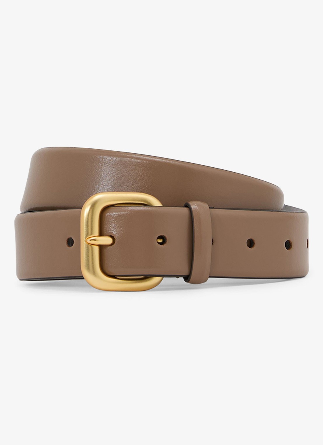 Reiss Arden riem van leer - voorkant 4 bruin