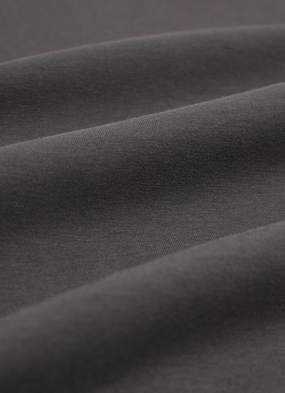 Reiss Barton Premium T-shirt met stretch - detail 4 donkergrijs