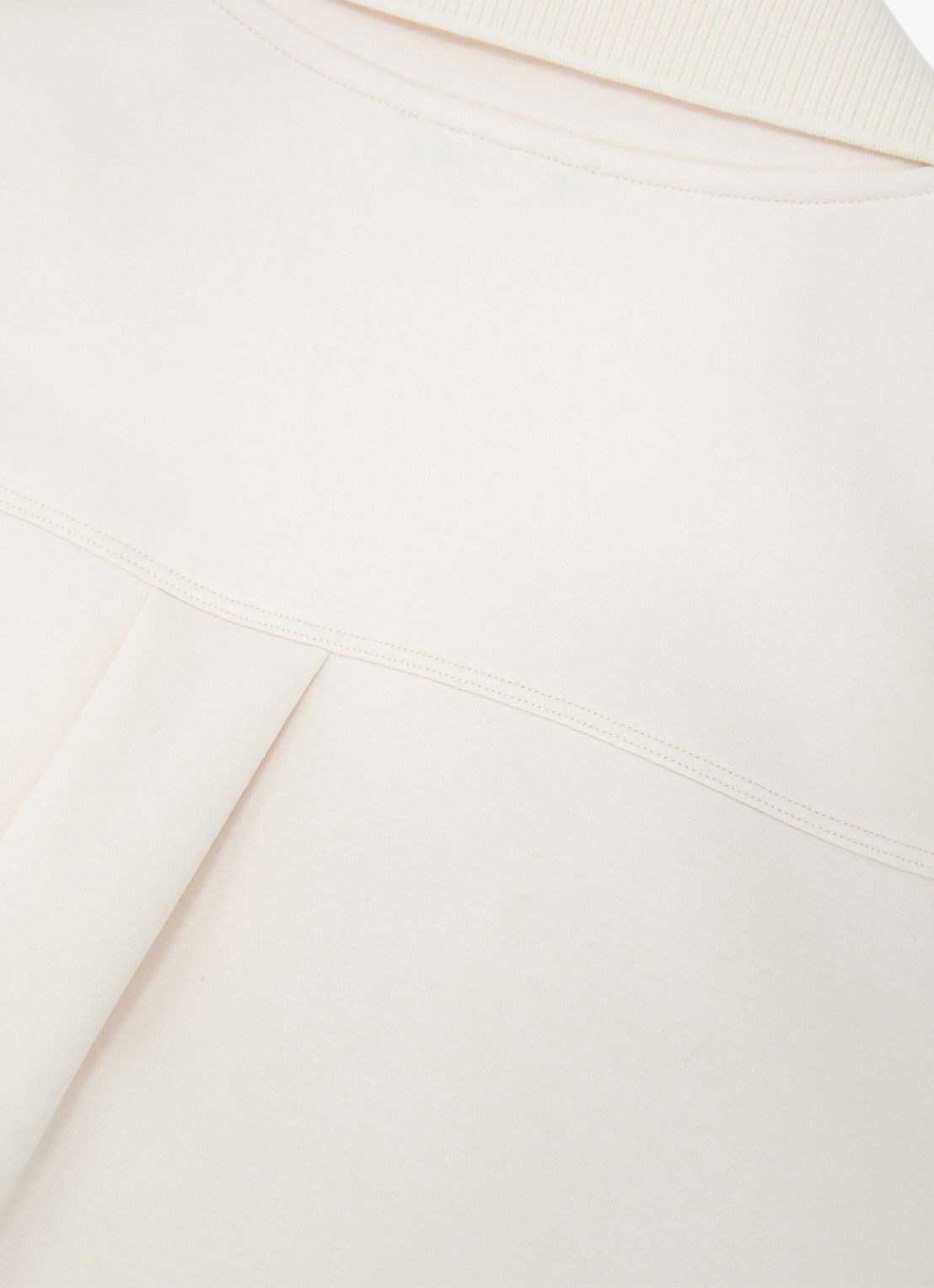 Reiss Bea sweater met kraag - detail 6 creme
