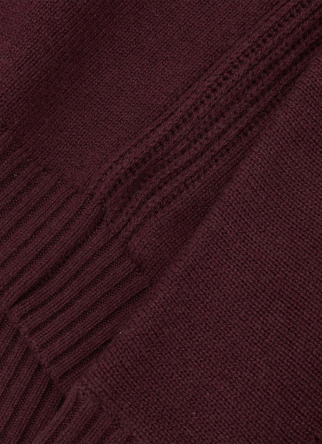 Reiss Beech fijngebreide trui in wolblend  - detail 6 paars