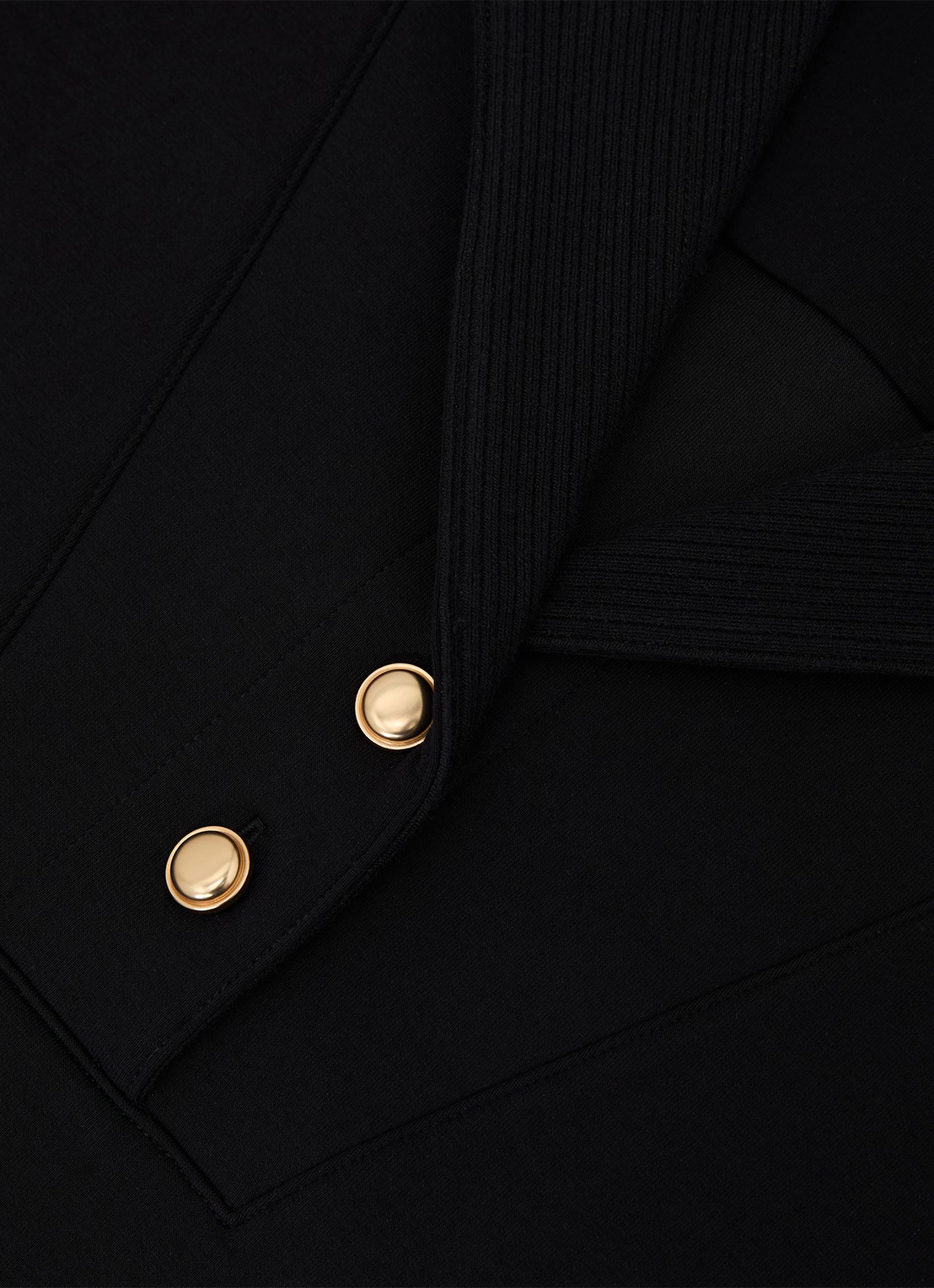 Reiss Bella sweater met polokraag  - detail 6 zwart