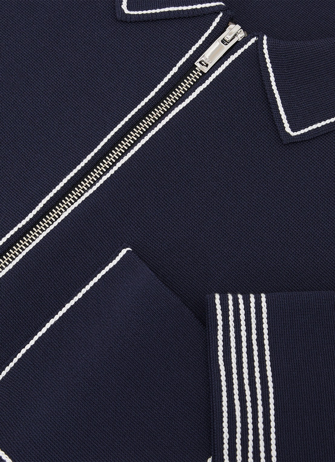 Reiss Blake regular fit overhemd met borstzak - detail 6 donkerblauw