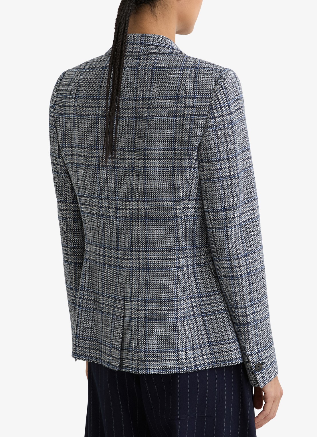 Reiss Blazer met pied-de-poule dessin - achterkant 4 middengrijs