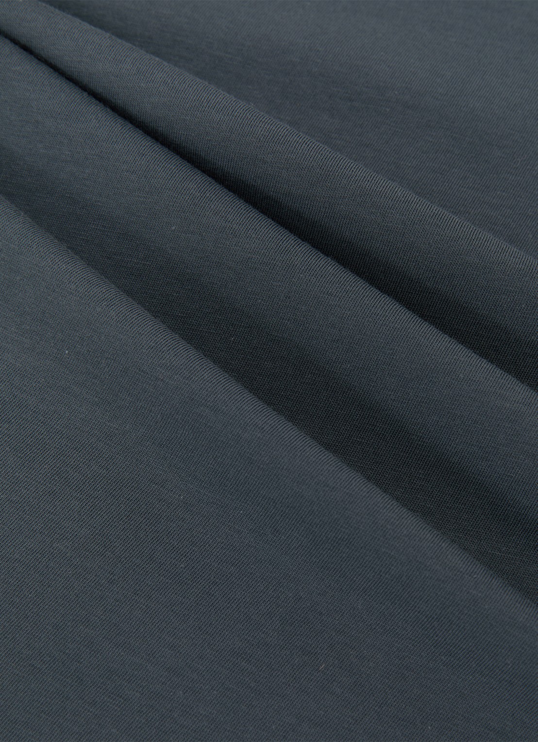 Reiss BLESS Katoen Crew-Neck Tailored-Fit T-Shirt - detail 4 staalblauw