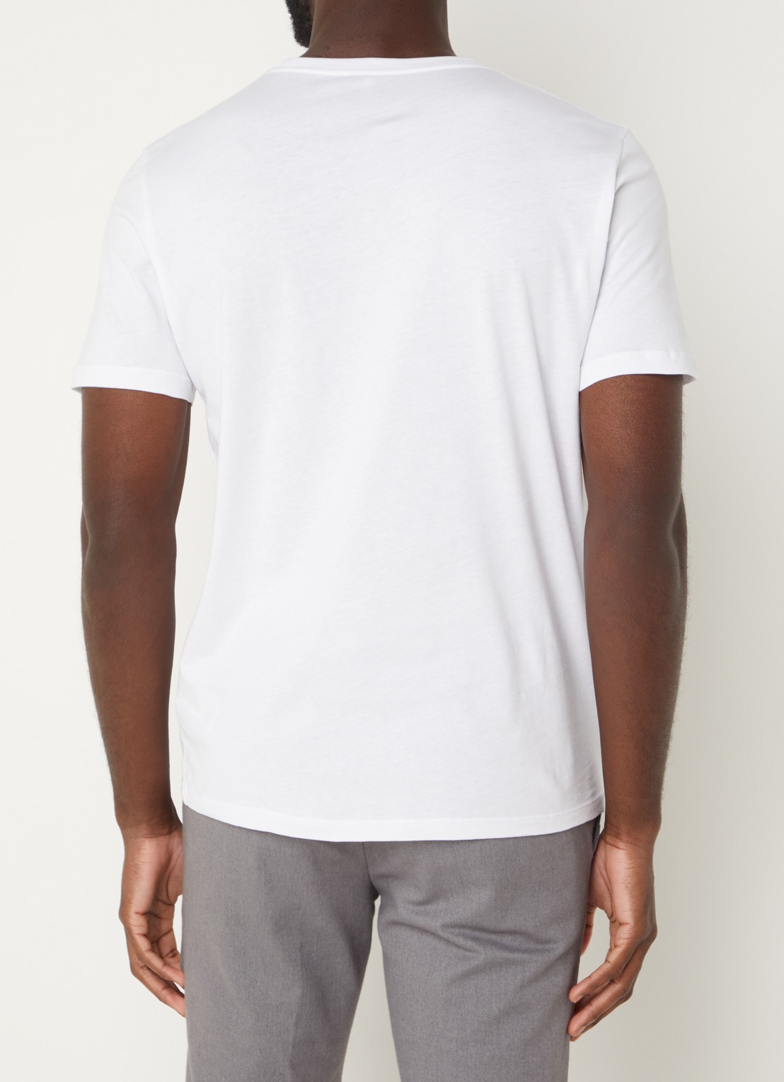 Reiss Bless T-shirt met ronde hals in 3-pack - achterkant 4 white / wit