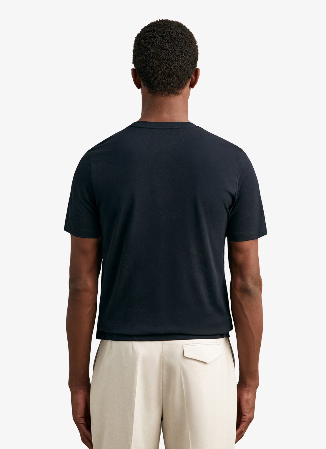 Reiss Bless T-shirt met ronde hals in 3-pack - achterkant 3 zwart