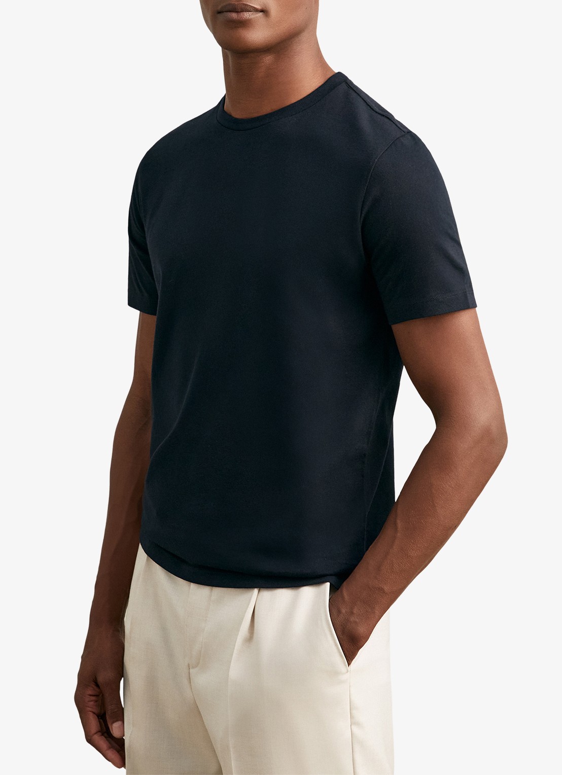 Reiss Bless T-shirt met ronde hals in 3-pack - detail 4 zwart