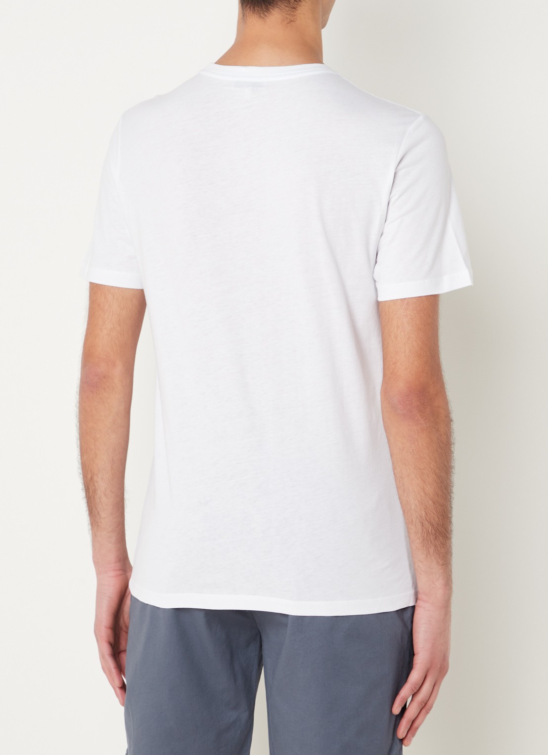 Reiss Bless T-shirt met ronde hals   - achterkant wit