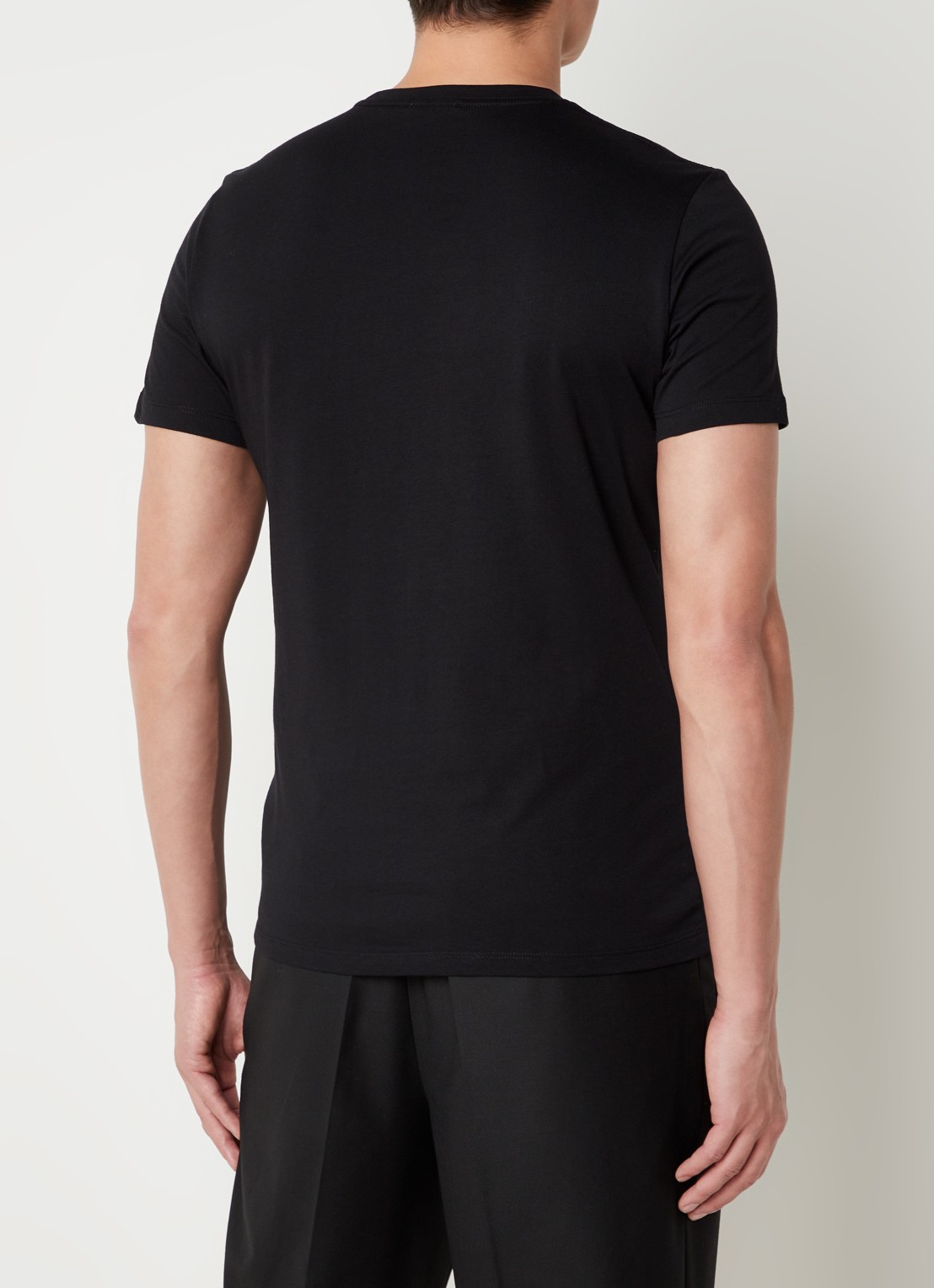 Reiss Bless T-shirt met ronde hals   - achterkant 3 zwart