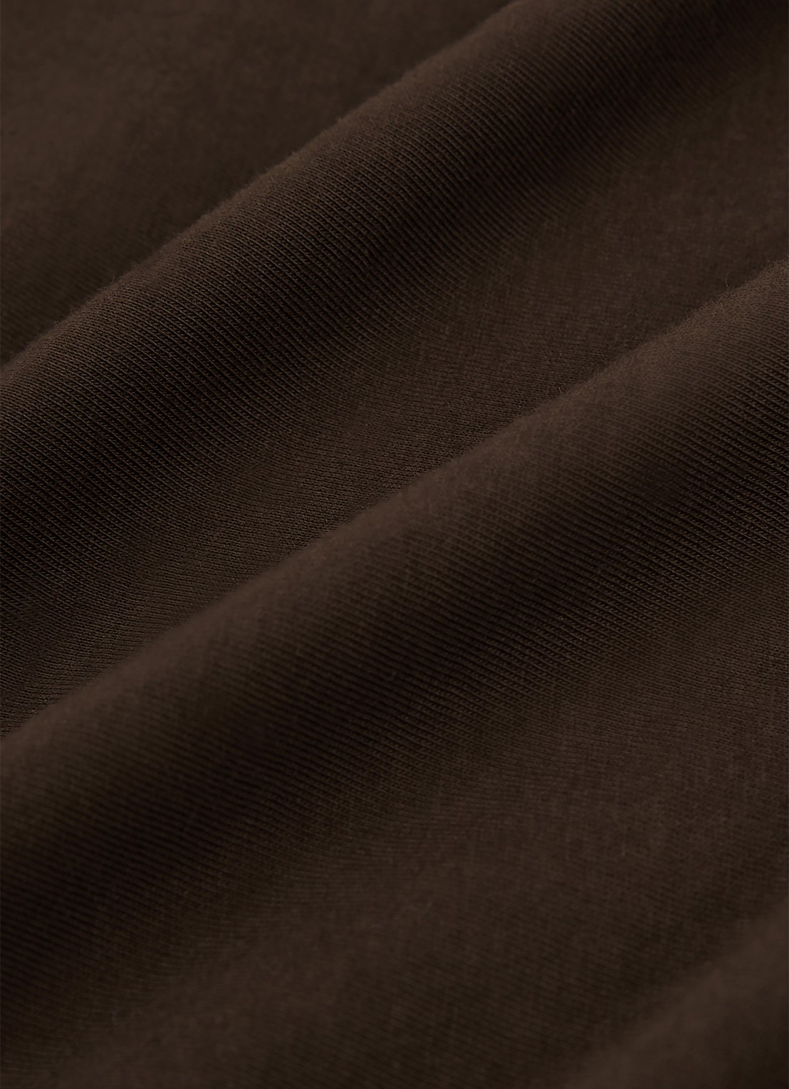 Reiss Bless t-shirt met ronde hals - detail 4 donkerbruin