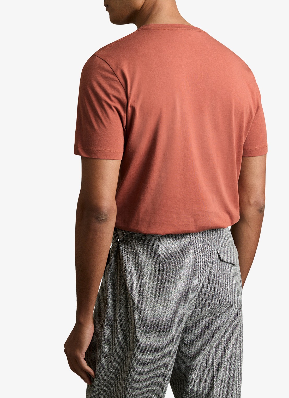 Reiss Bless T-shirt met stretch - achterkant 3 roze