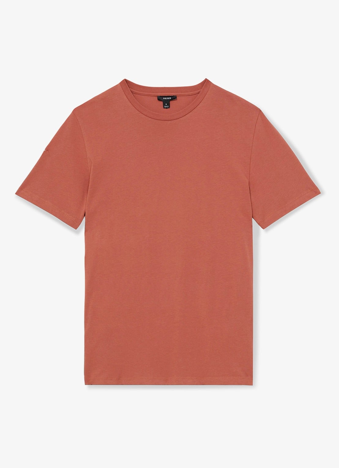 Reiss Bless T-shirt met stretch - voorkant roze