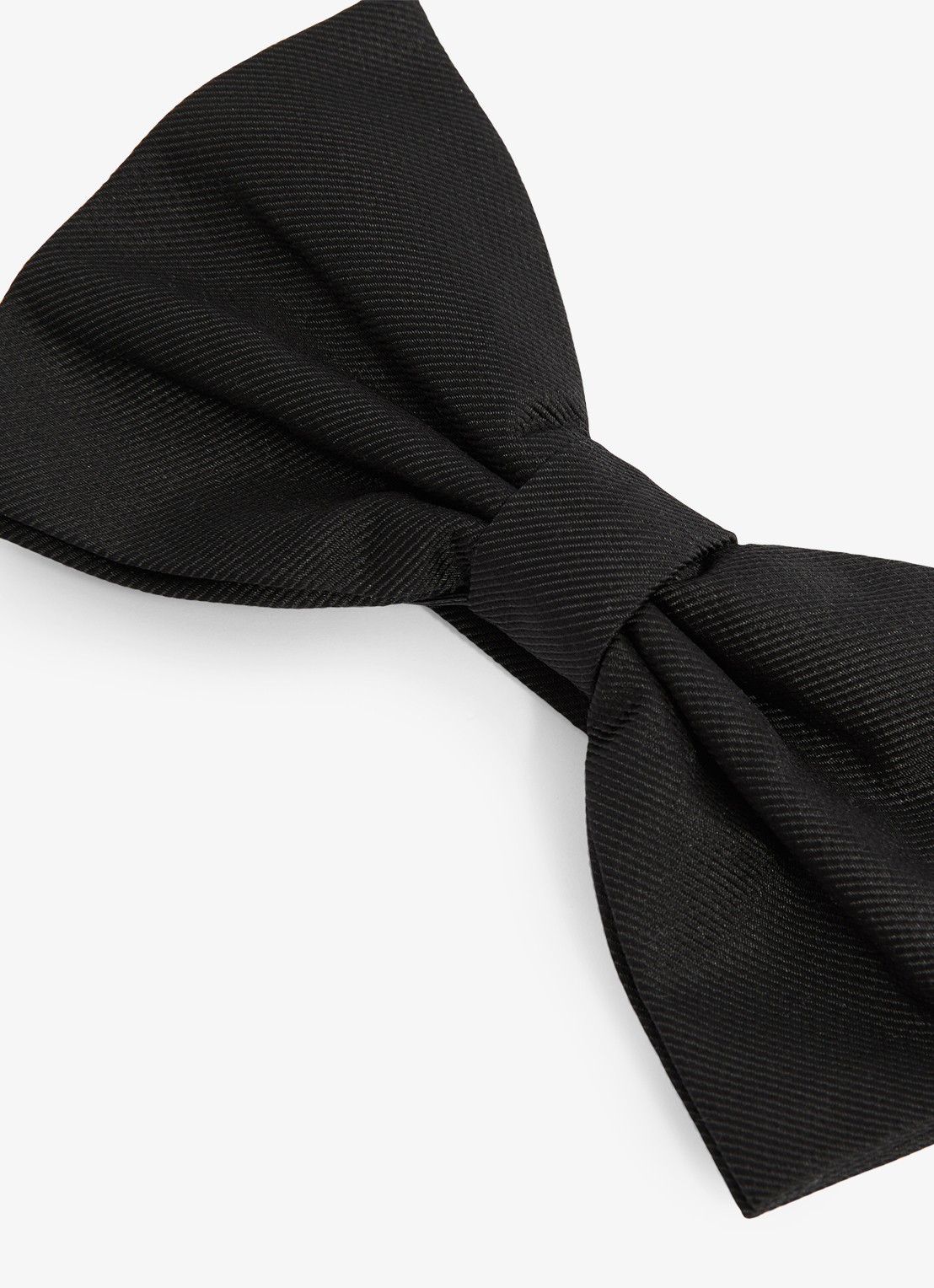 Reiss Boyle vlinderdas van zijde - detail 4 black / zwart