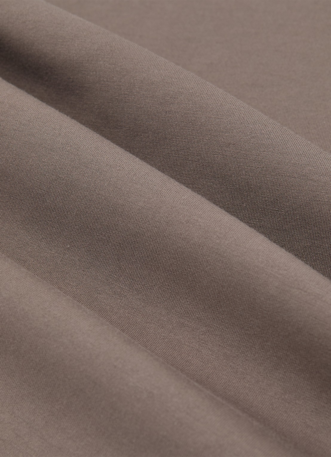 Reiss Bradley T-shirt met ronde hals - detail 4 lichtbruin