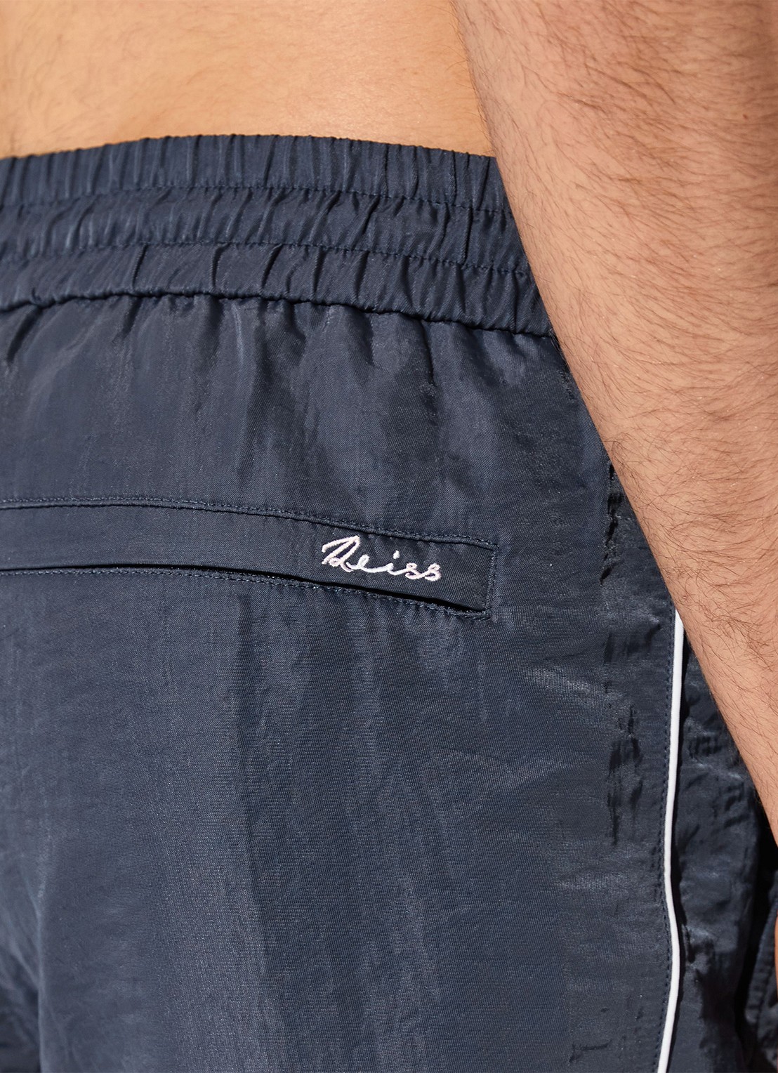 Reiss Breeze zwemshort met logo - detail 6 donkerblauw