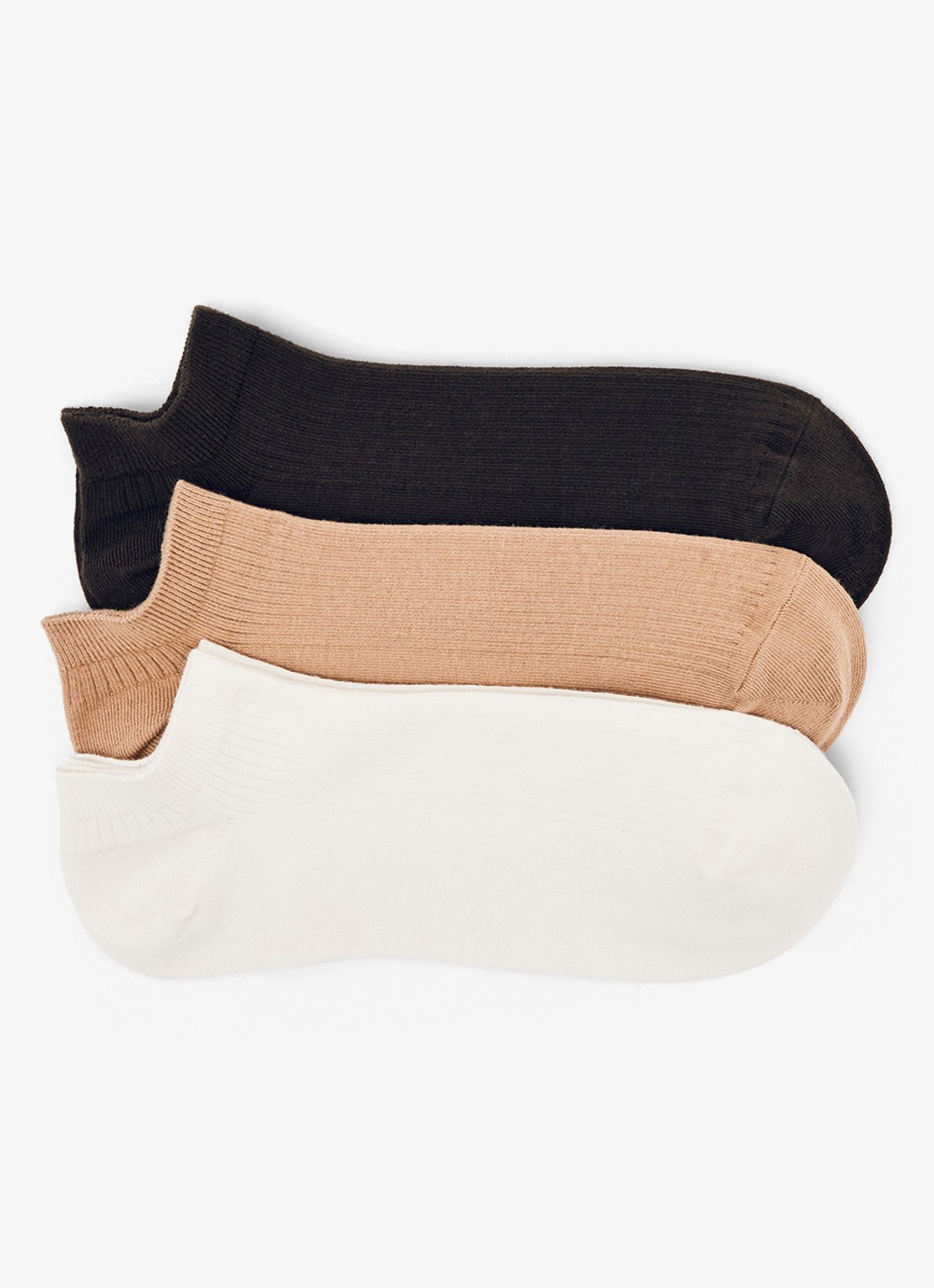 Reiss Callie sneakersokken in 3-pack - voorkant multicolor