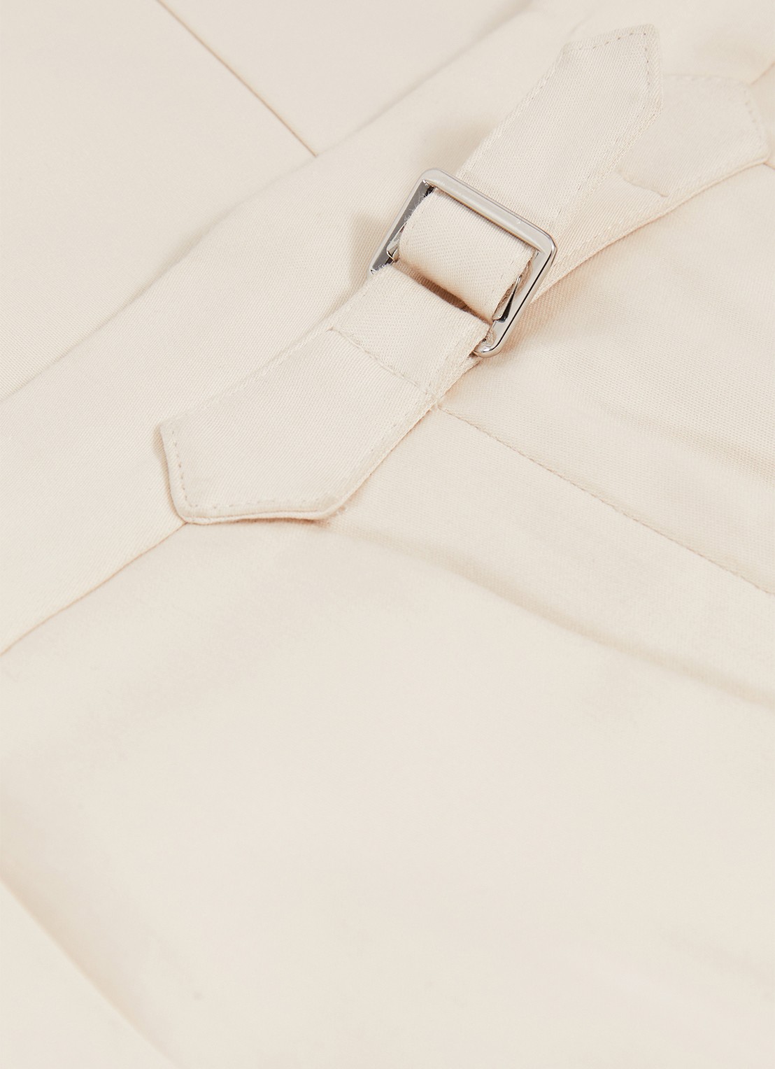 Reiss Cantwell tapered fit pantalon met ceintuur - detail 3 donkergrijs