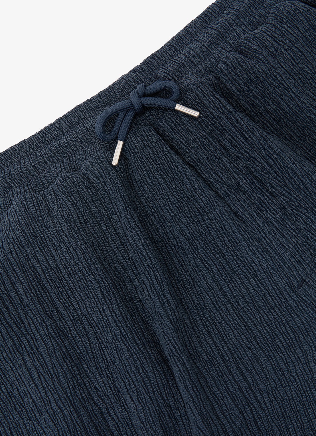 Reiss Carver regular fit pantalon met structuur - detail 4 airforce blue / blauw