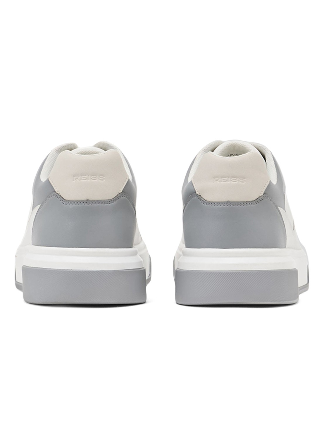 Reiss Cast sneaker van leer - detail 2 grijs