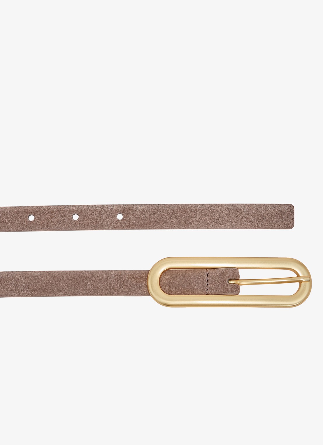 Reiss Chaya riem van suède  - detail 3 bruin
