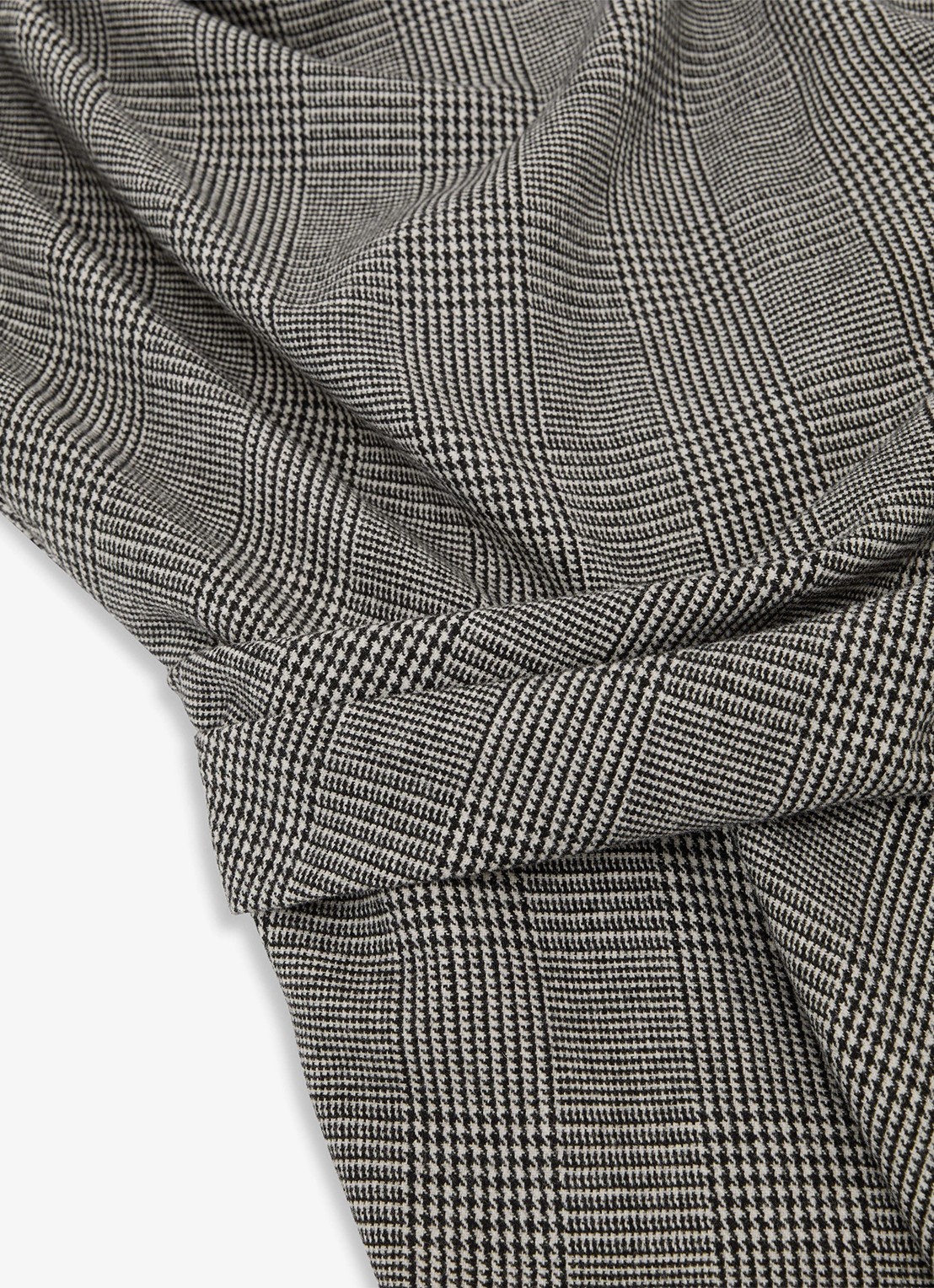 Reiss Clara midi jurk in wolblend - detail 5 grijs