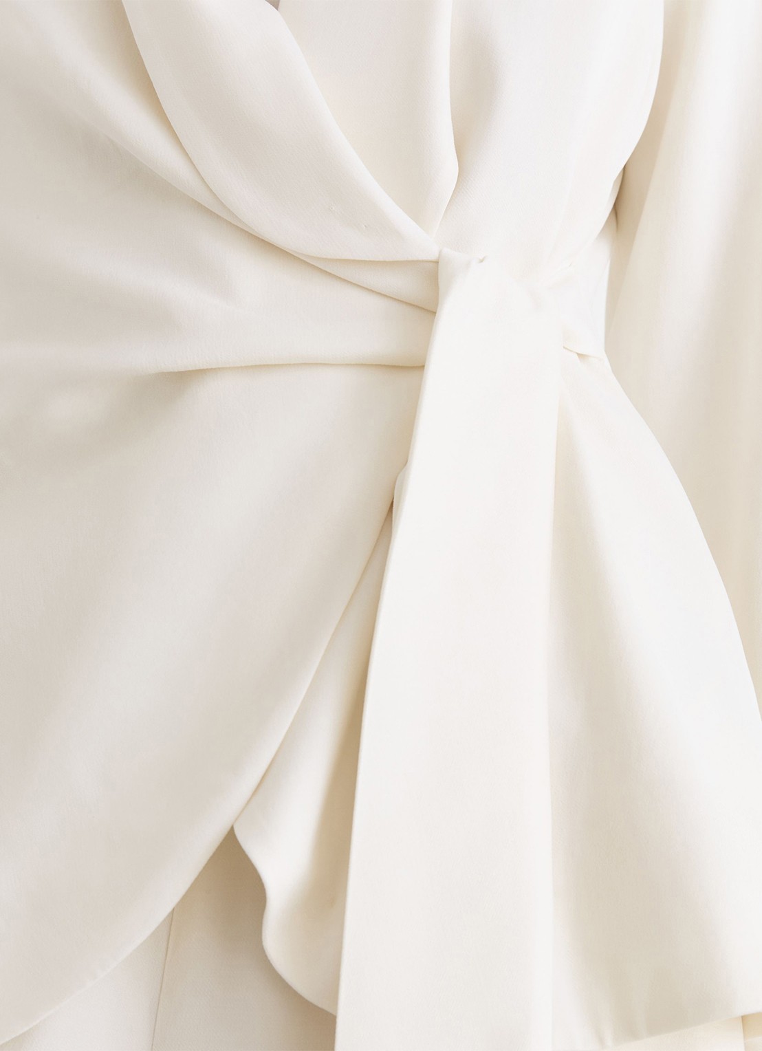 Reiss Clover blazer met gestrikt detail - detail 6 wit