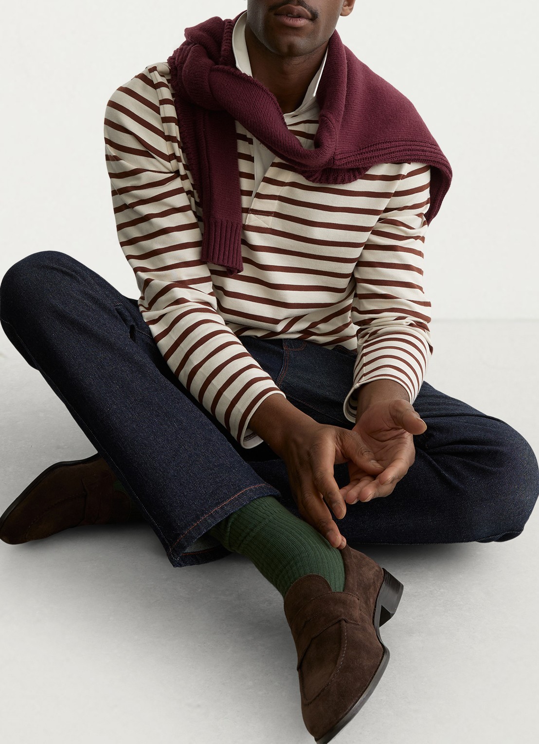 Reiss Conners regular fit polo met streepprint - detail 4 multicolor