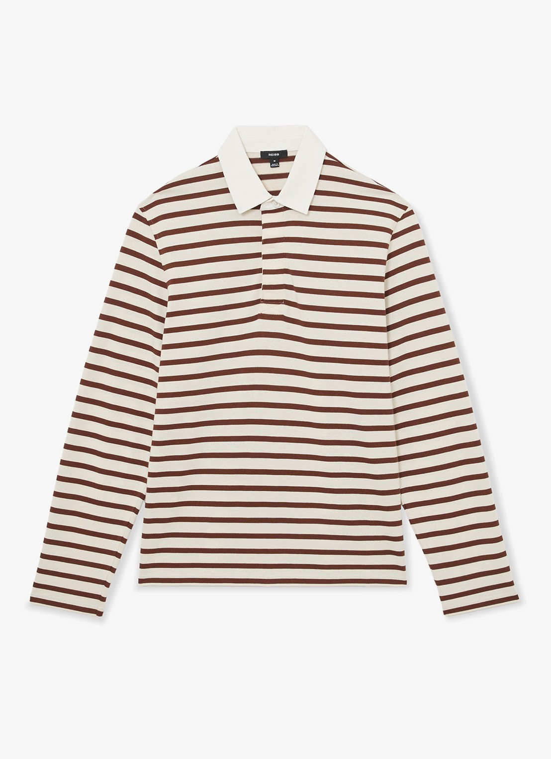 Reiss Conners regular fit polo met streepprint - voorkant 6 multicolor