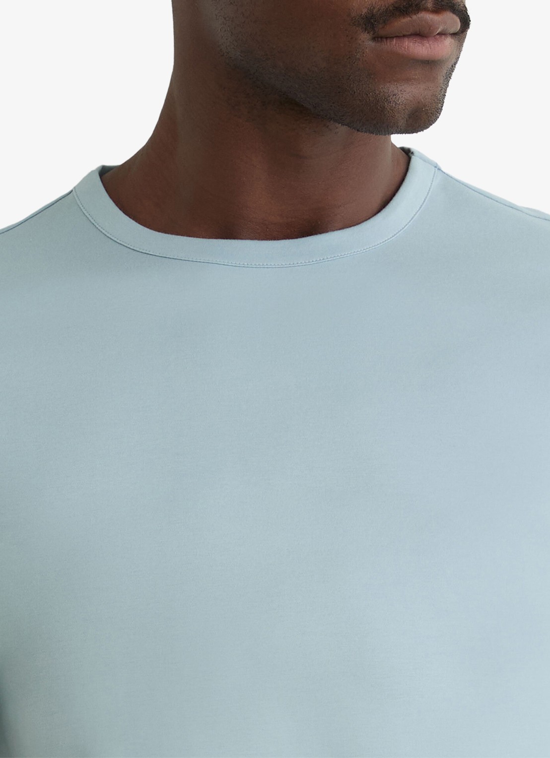 Reiss Count T-shirt met ronde hals - detail 3 blauw