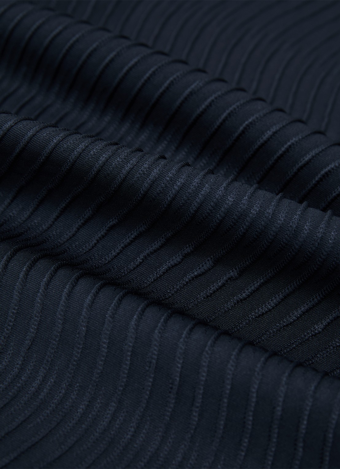 Reiss Cox T-shirt met structuur - detail 3 airforce blue / blauw
