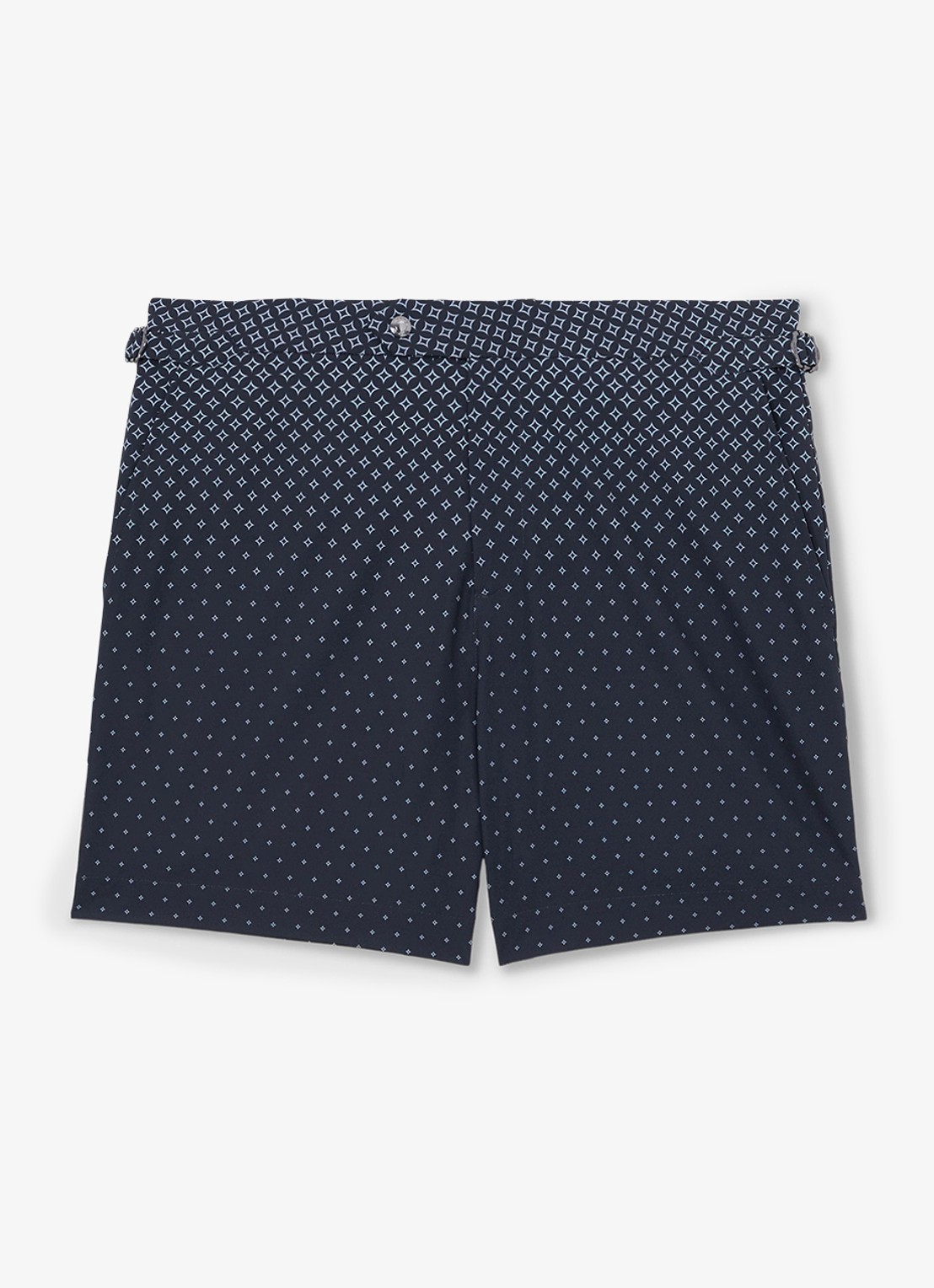 Reiss Darli zwemshort met print - voorkant donkerblauw