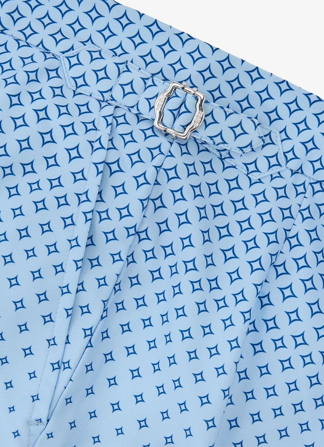 Reiss Darli zwemshort met print - detail 3 lichtblauw