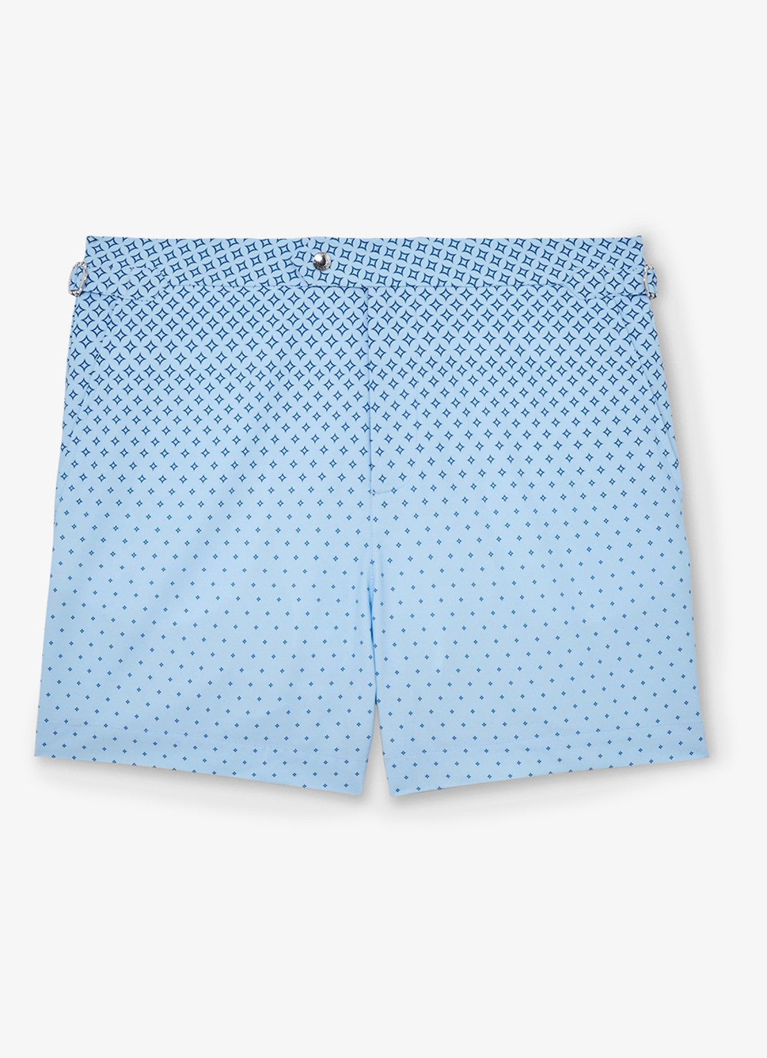 Reiss Darli zwemshort met print - voorkant 5 lichtblauw