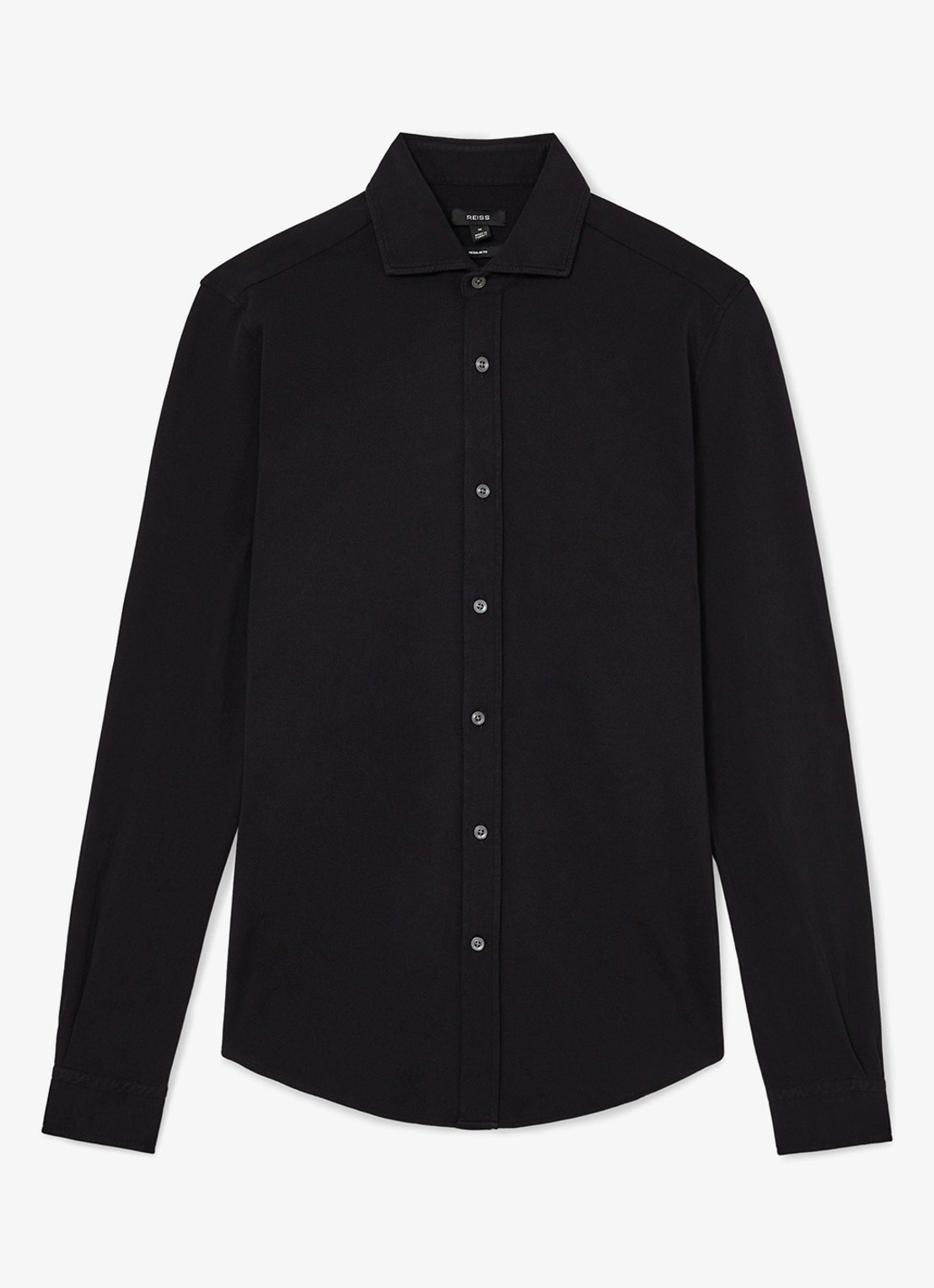 Reiss Dasilva regular fit overhemd - voorkant donkerblauw