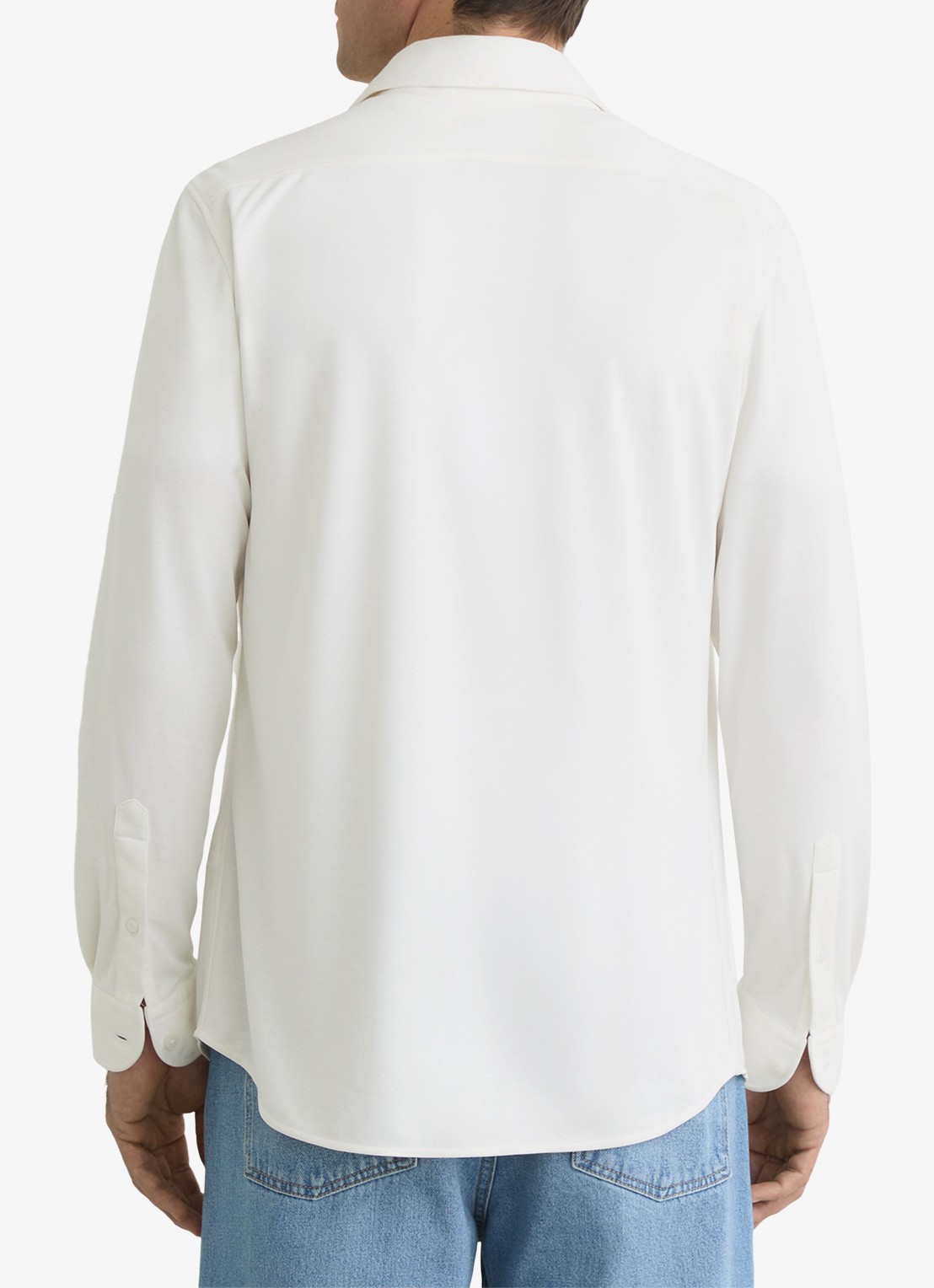 Reiss Davaro overhemd met stretch - achterkant 6 white / wit