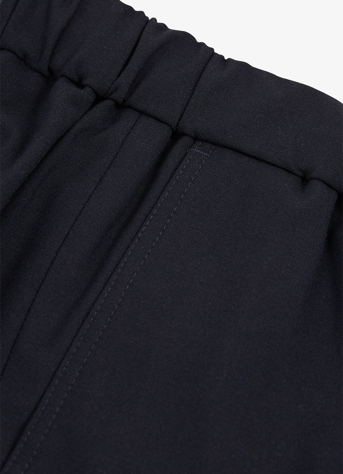 Reiss Deck straight fit korte chino met steekzakken - detail 2 donkerblauw
