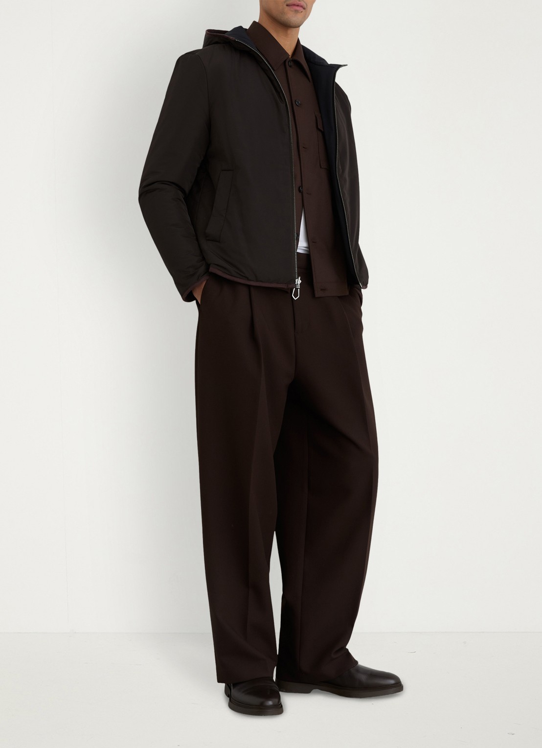 Reiss Devonay reversible gewatteerde jack met gekleurde rand - detail 5 multicolor