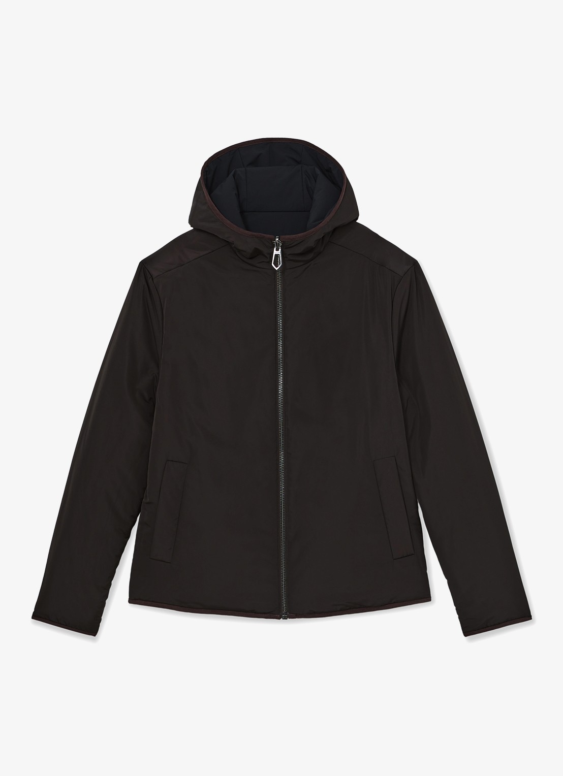 Reiss Devonay reversible gewatteerde jack met gekleurde rand - voorkant multicolor