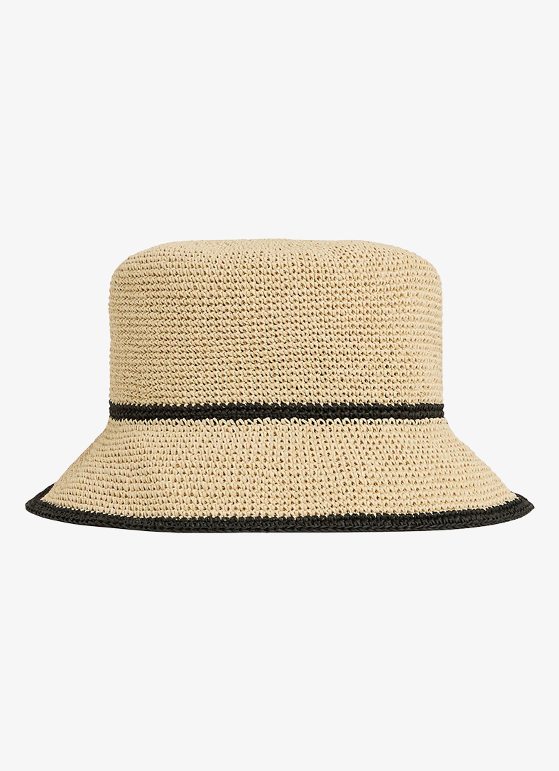 Reiss Edith hoed van raffia - voorkant 3 beige