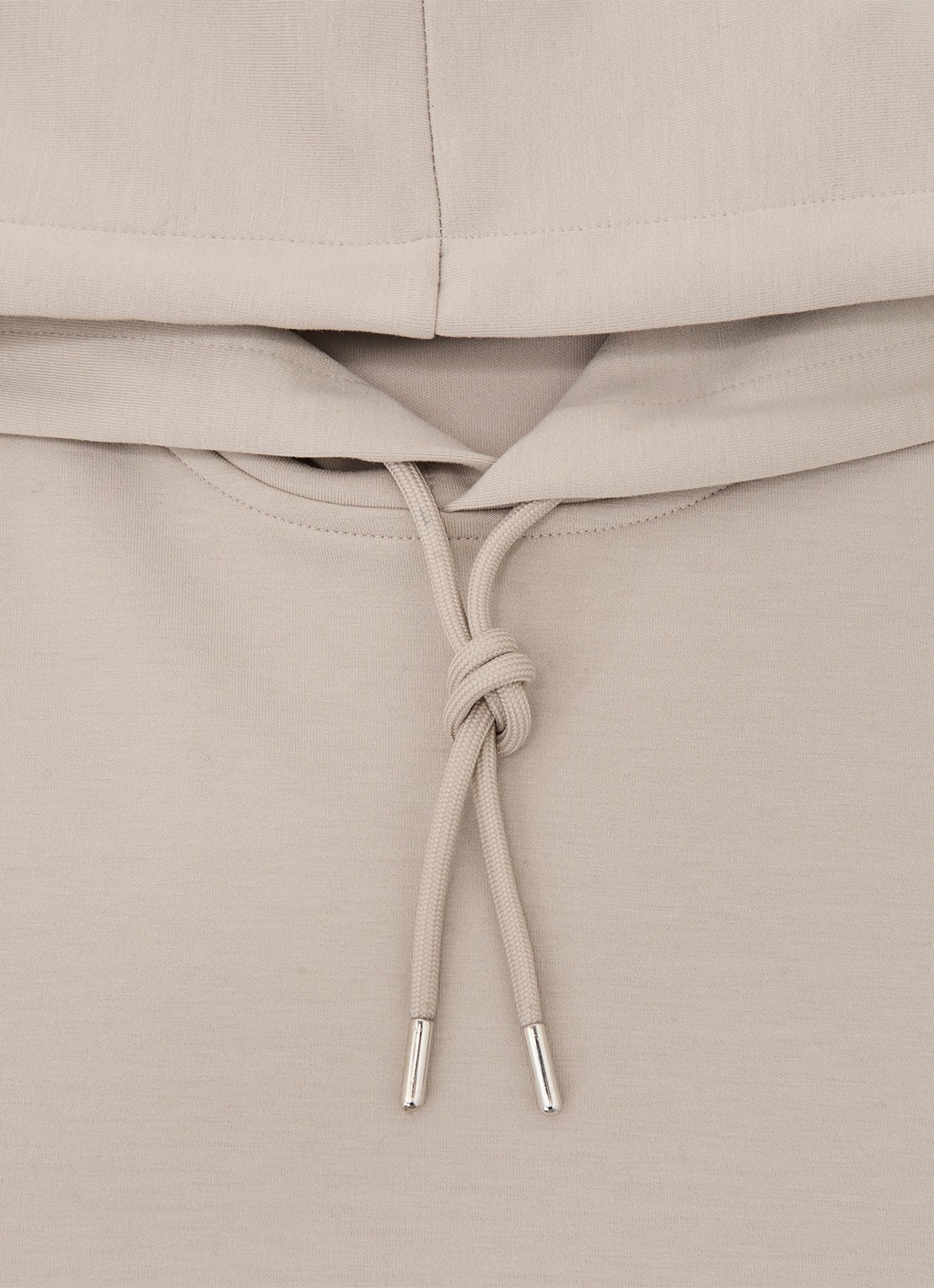 Reiss Fabien hoodie met capuchon - detail 4 beige