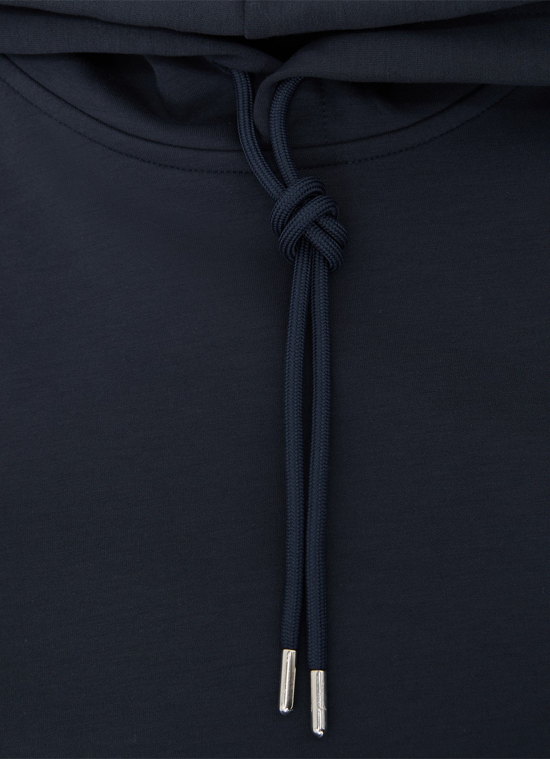 Reiss Fabien hoodie met stretch - detail 4 airforce blue / blauw