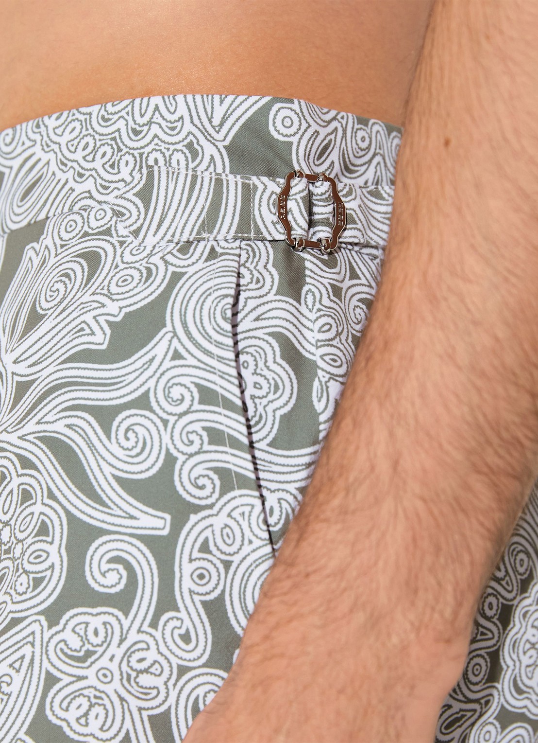 Reiss Fallow zwemshort met print - detail 5 groen
