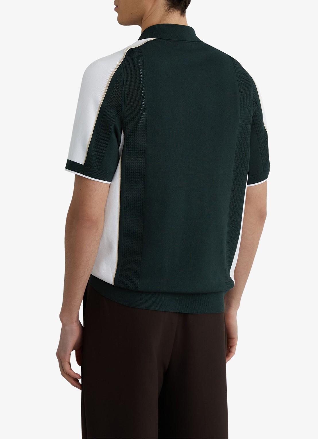 Reiss Farley regular fit overhemd - achterkant groen