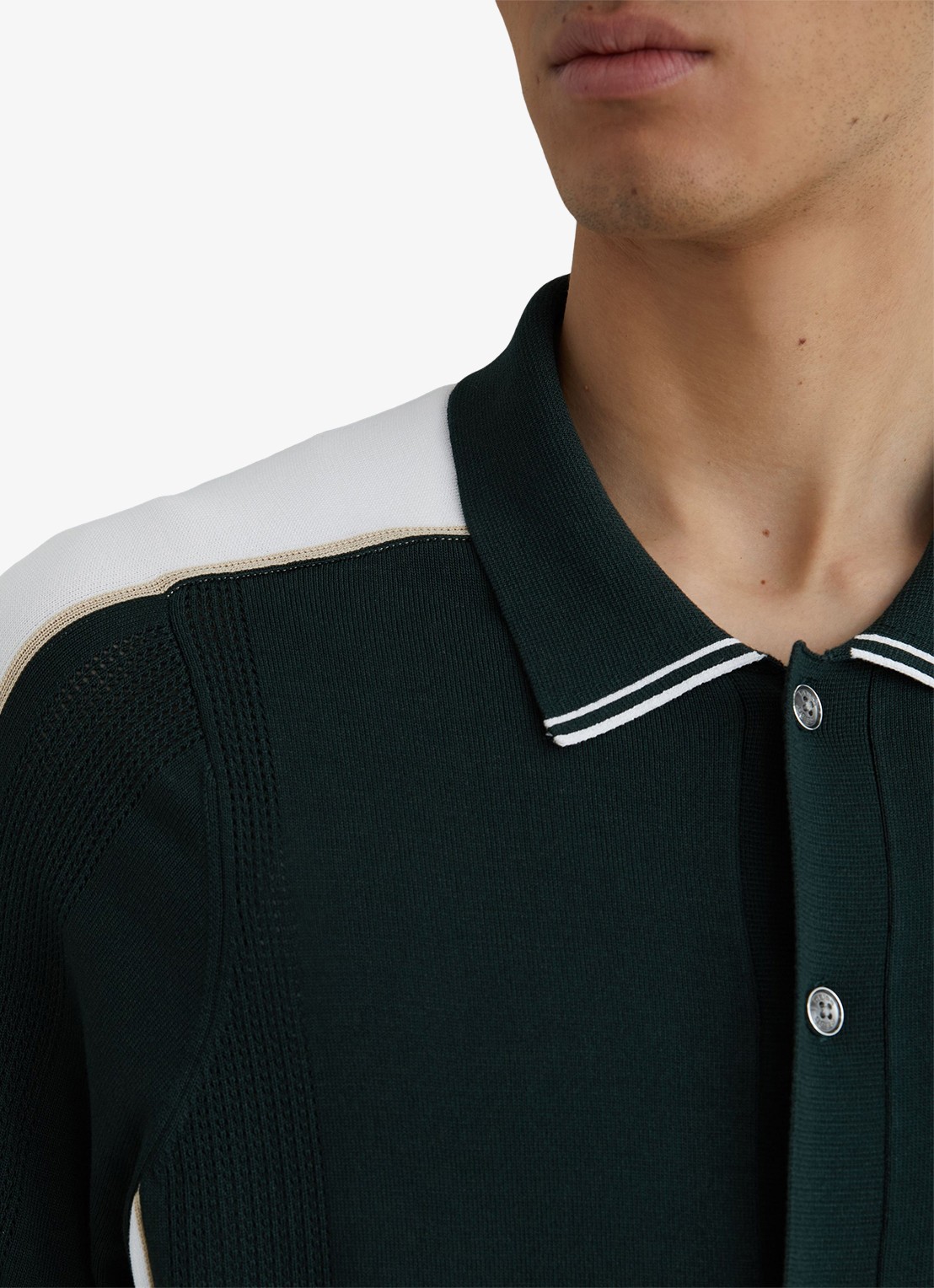 Reiss Farley regular fit overhemd - detail 5 groen