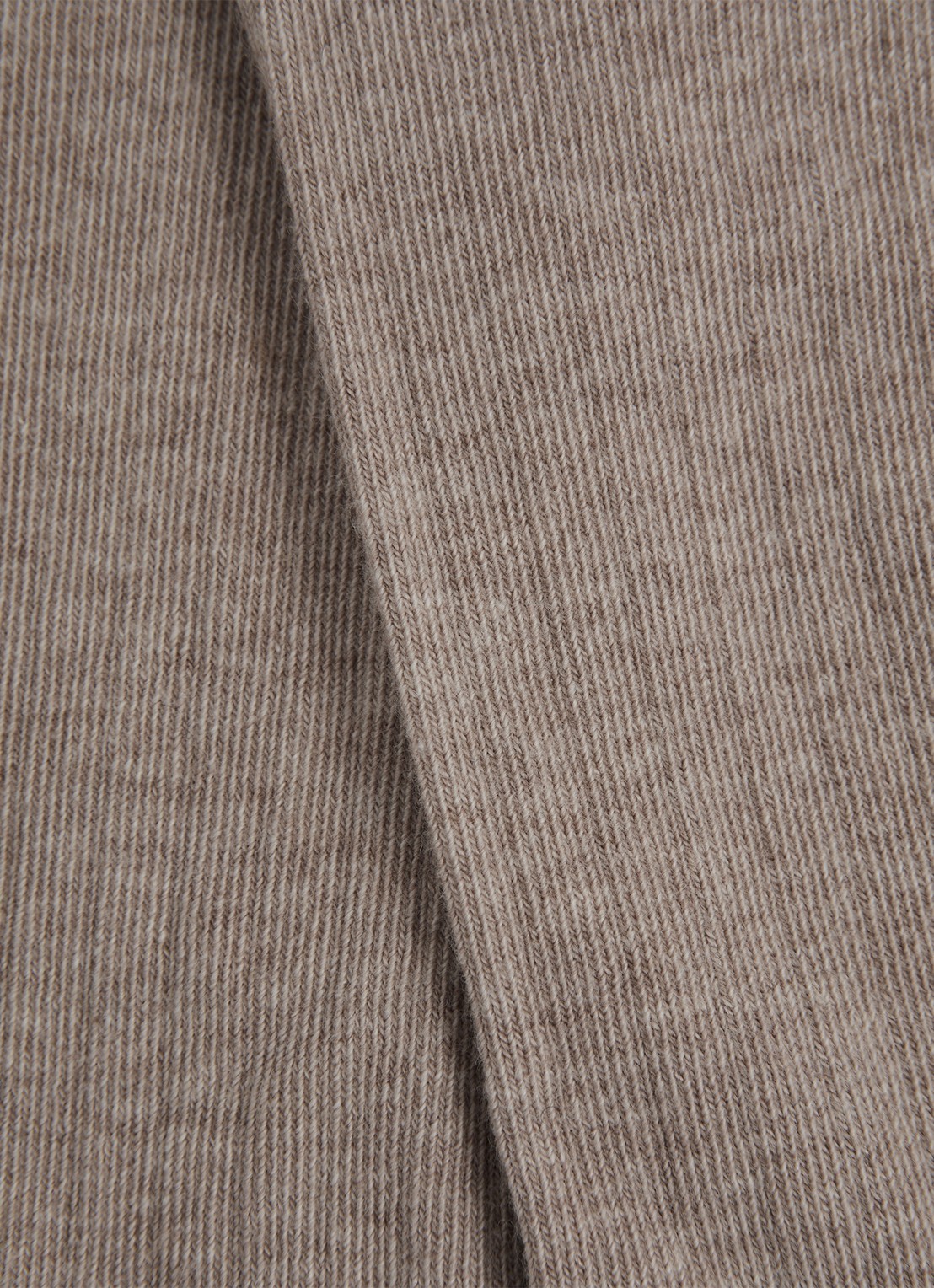 Reiss Felicia ribgebreide sokken  - detail 3 donkerbeige