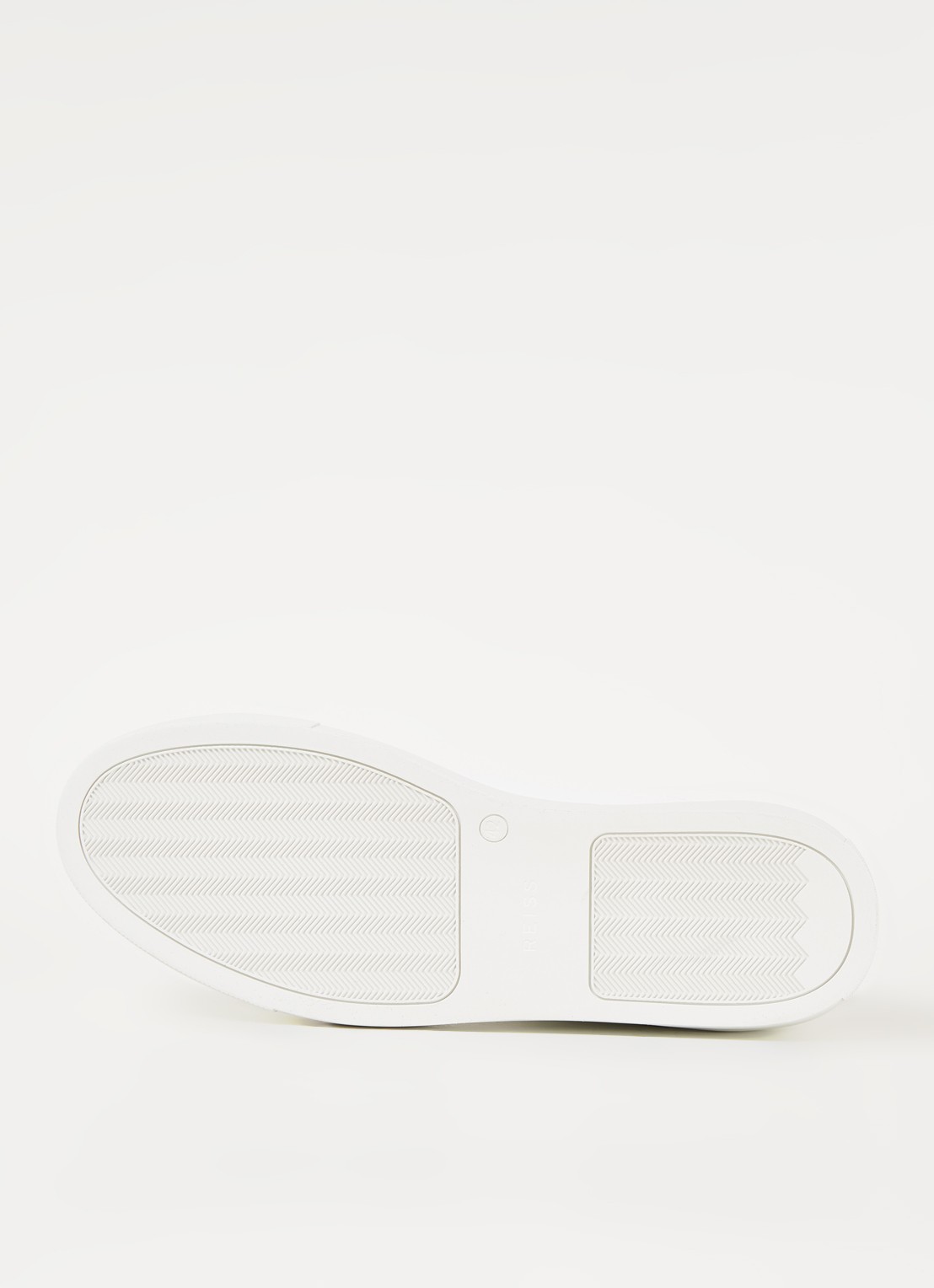 Reiss Finley sneaker van leer - detail 5 white / wit