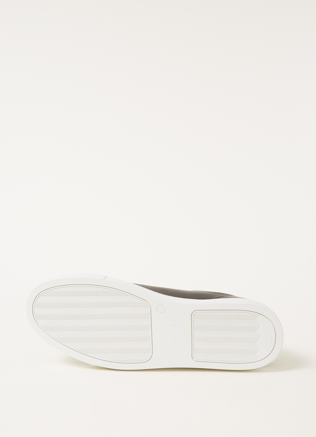 Reiss Finley sneaker van leer - detail 4 zwart