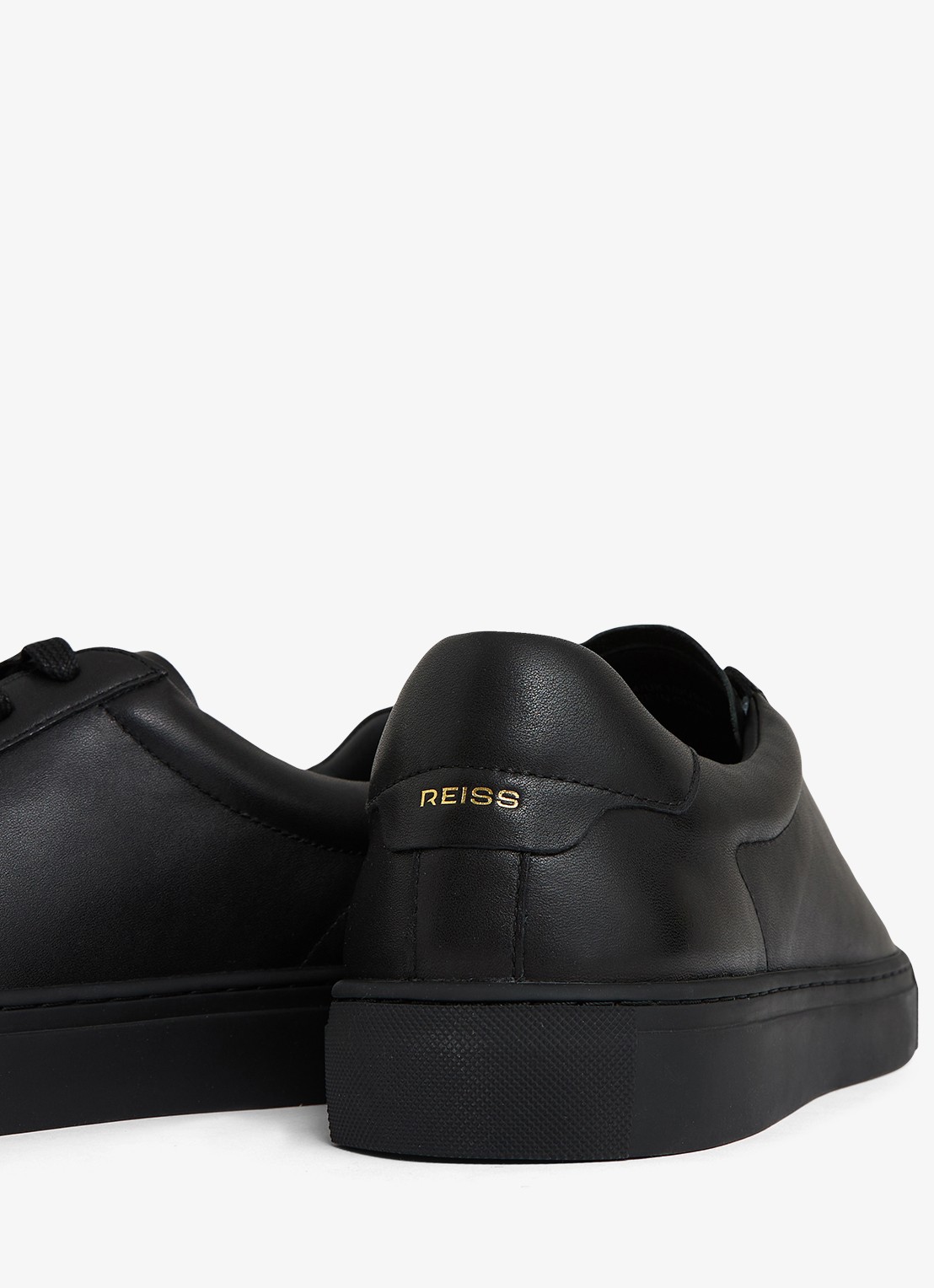 Reiss Finley sneaker van leer - achterkant zwart