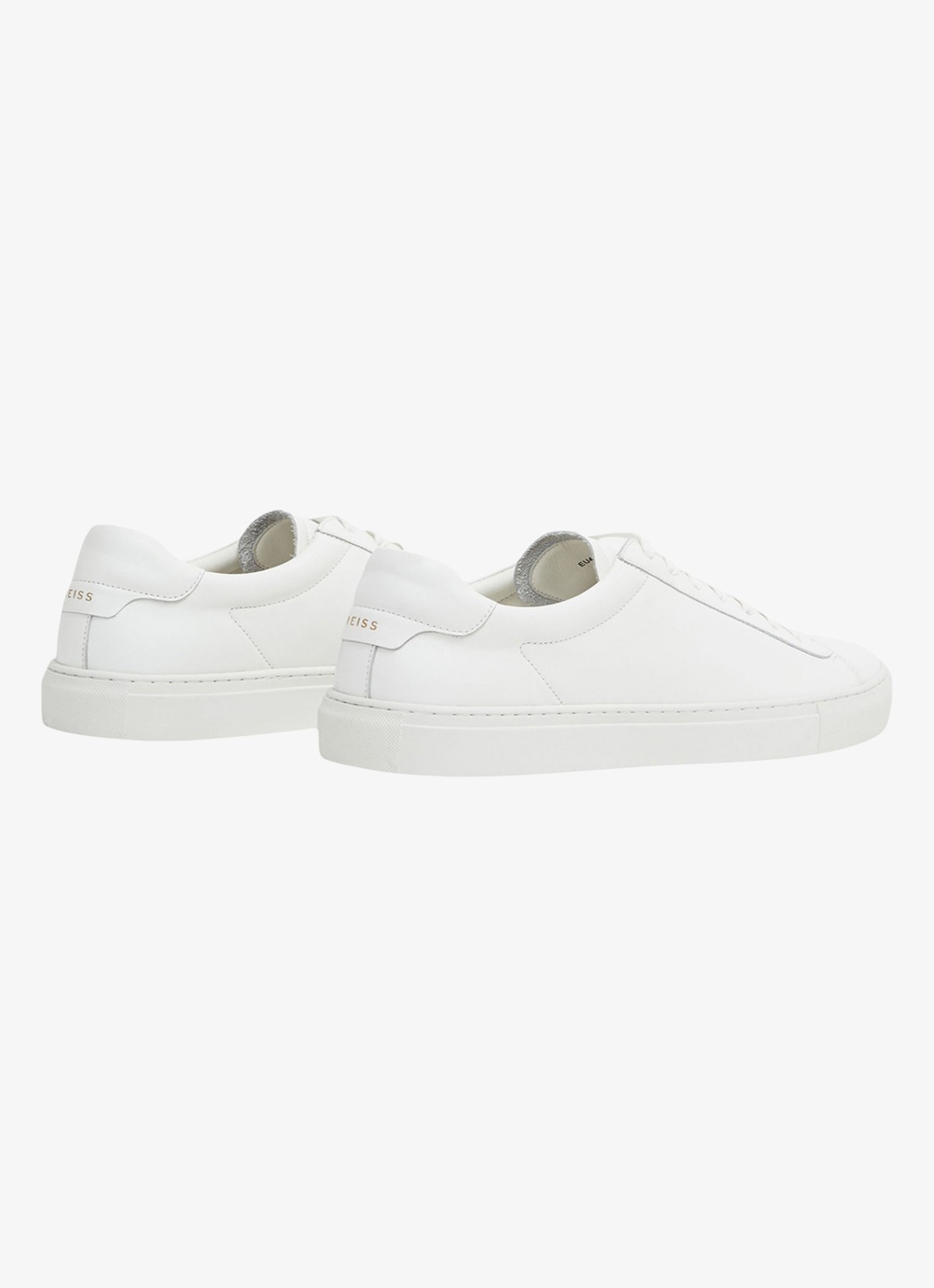 Reiss Finley sneakers met logo - detail 4 white / wit